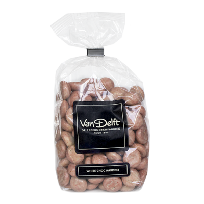 witte choco aardbei witte choco aardbei